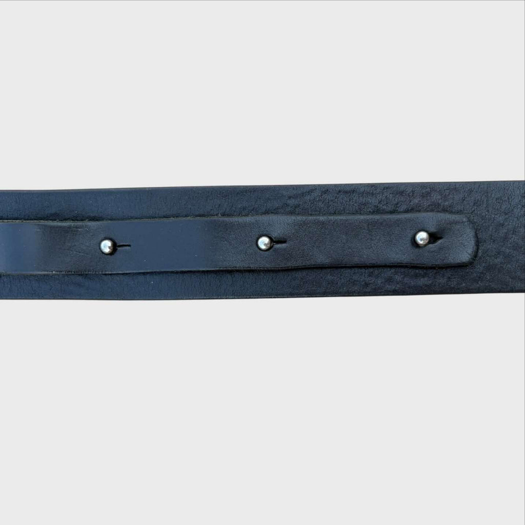 Dettaglio dietro Cintura Vintage Versus Versace VAB80526 - Pelle Nera