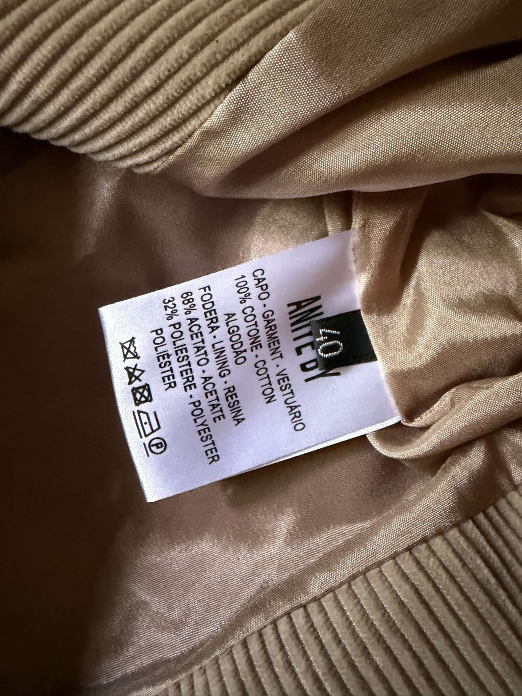 Blazer mit Weste und Aniye By Cordhose in Beige