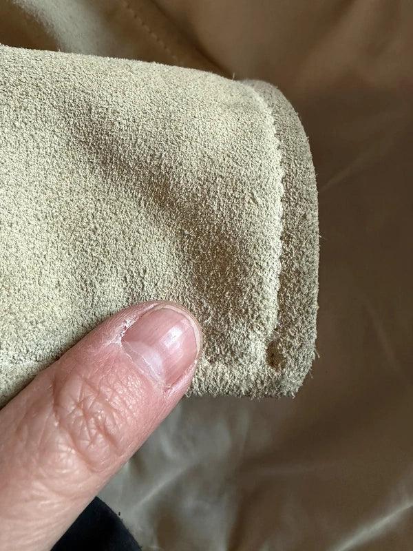 Women's beige suede jacket by MAX&CO