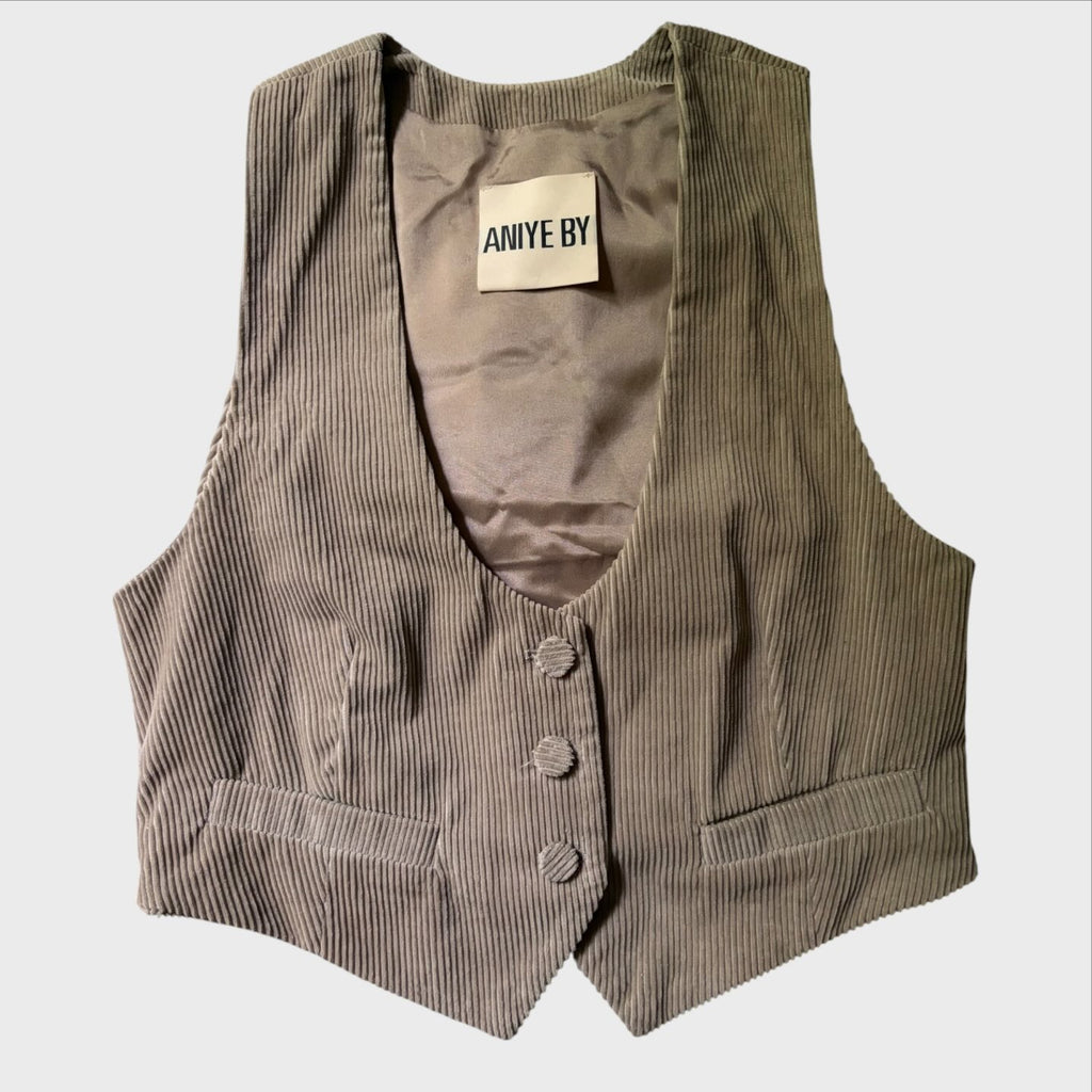Blazer mit Weste und Aniye By Cordhose in Beige