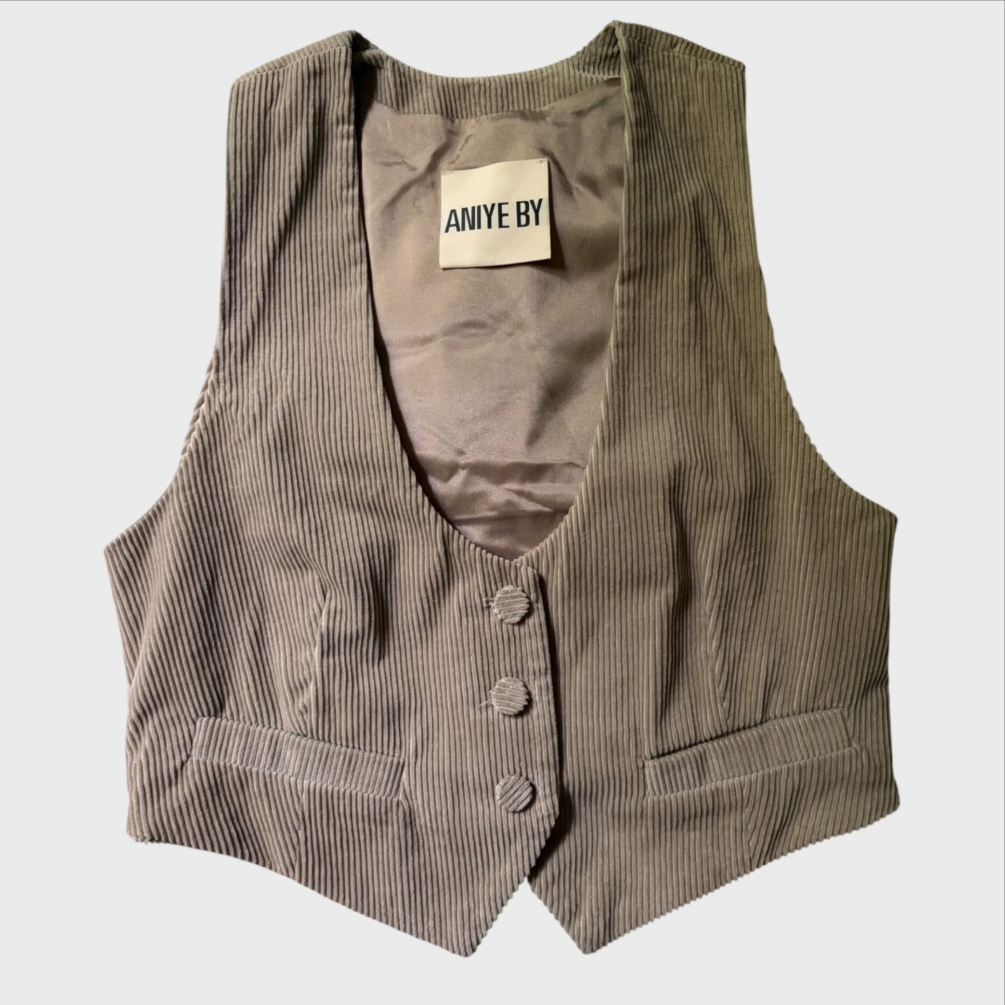 Blazer mit Weste und Aniye By Cordhose in Beige