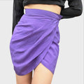 Versus Versace Gonna Vintage - Seta Viola Anni '90