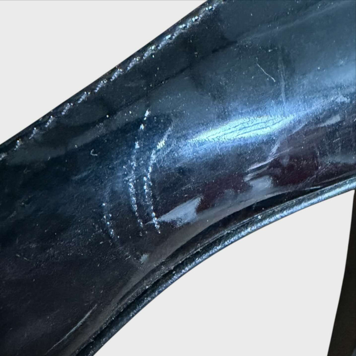 Fendi Décolleté Vintage - Scarpe Donna Vernice Nera Tacco Scultura