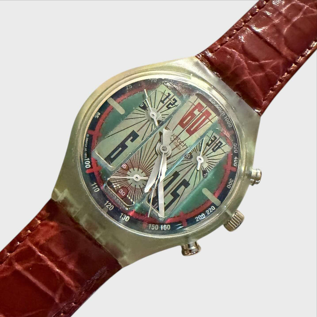 Swatch Chrono "Tyrone" SCG105 - Plastica Trasparente 1994