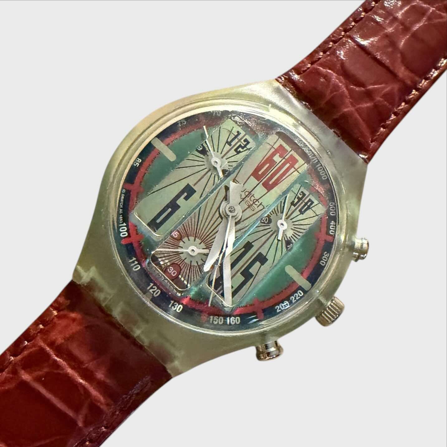 Swatch Chrono "Tyrone" SCG105 - Plastica Trasparente 1994