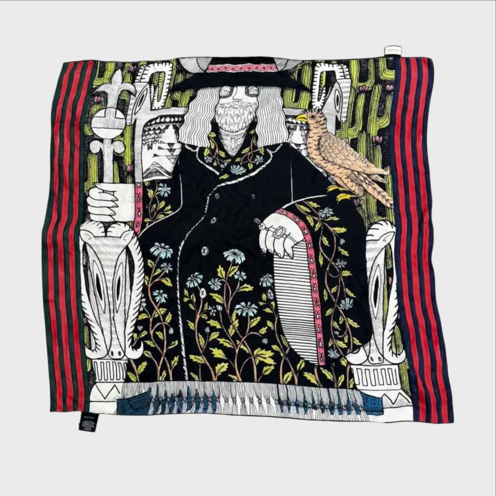 Foulard Gucci The Emperor - Twill di Seta