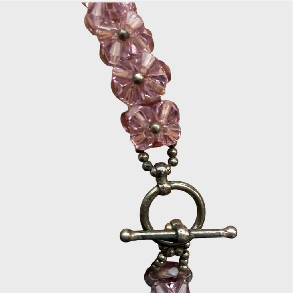 Orologio Geneva con Bracciale Gioiello - Perline Lilla