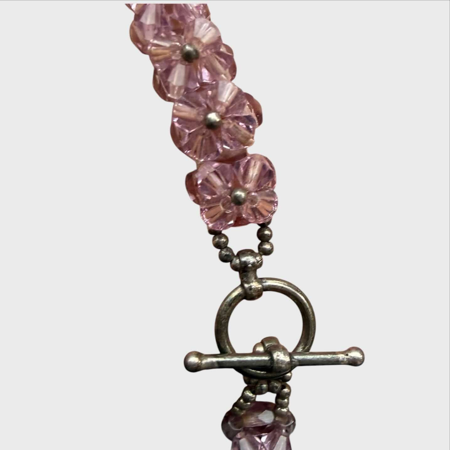 Orologio Geneva con Bracciale Gioiello - Perline Lilla
