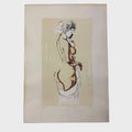 Litografia Vintage Renato Guttuso - Nudo Femminile - Firmata a Matita - Es. P.A.