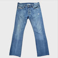 Jeans Diesel Uomo Zanity W33 L34 Blu Straight fit