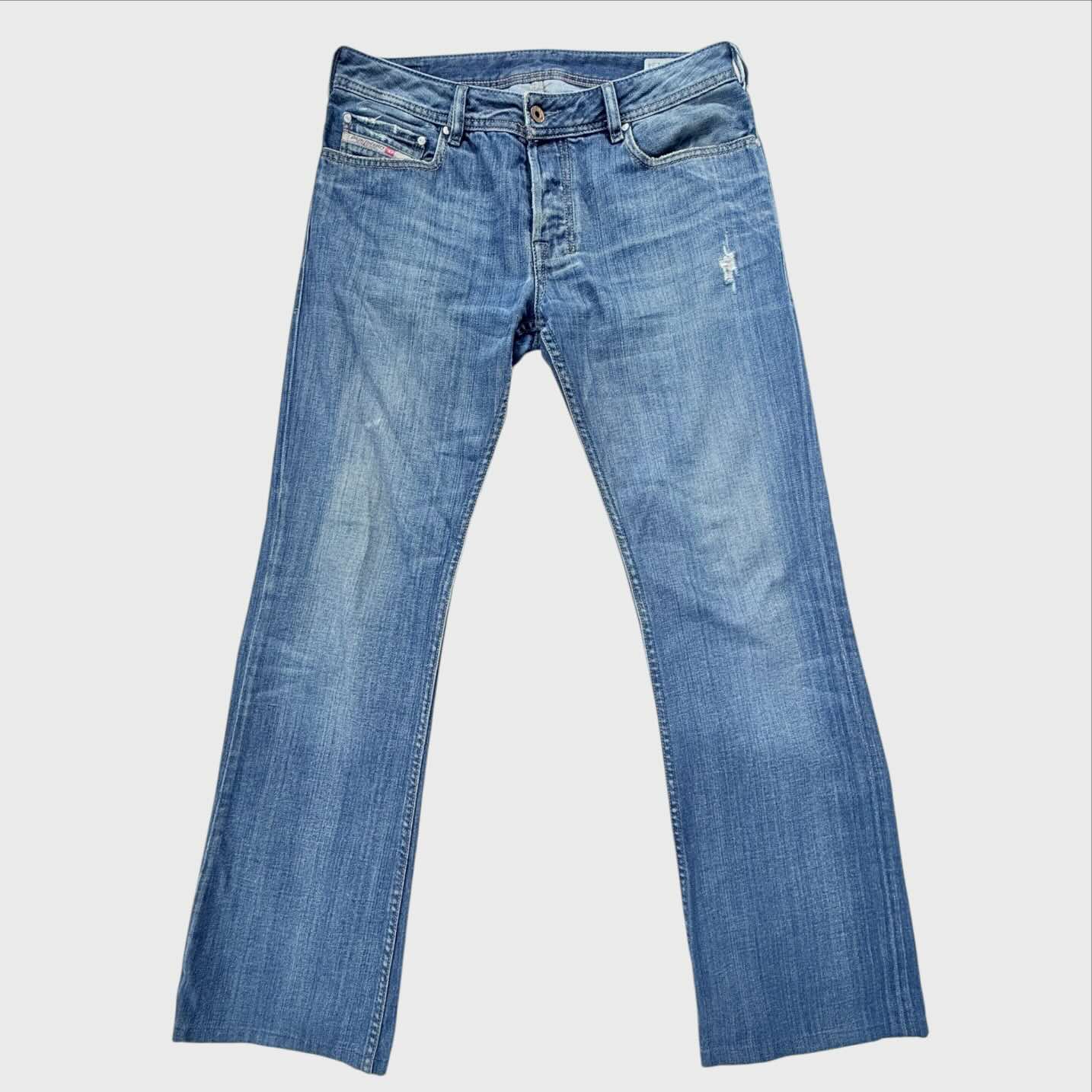 Jeans Diesel Uomo Zanity W33 L34 Blu Straight fit