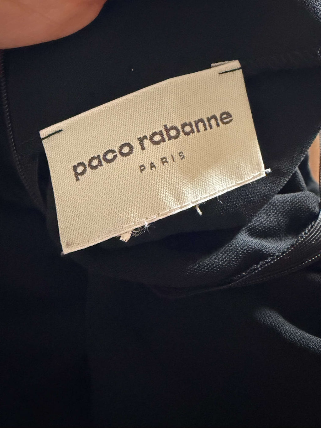 Etichetta vintage Paco Robanne