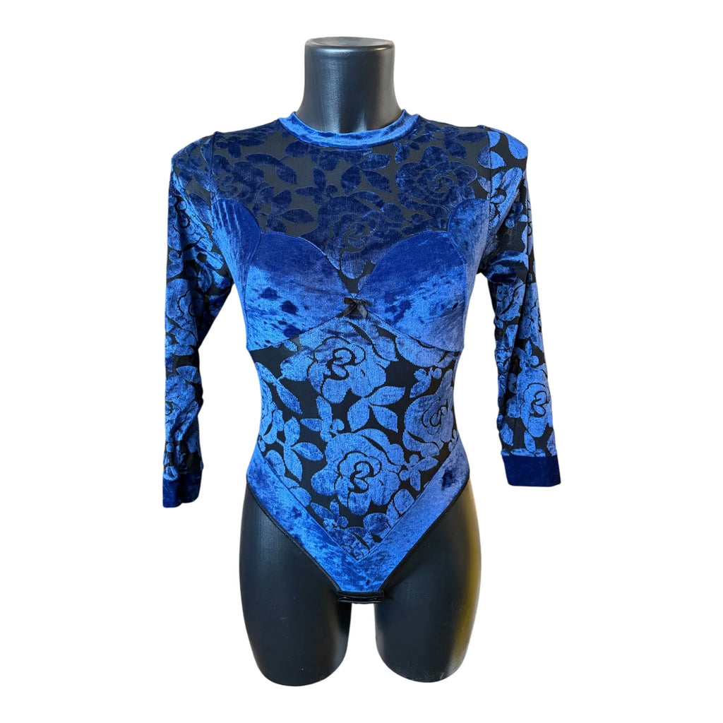 Body vintage manufat colore bluette