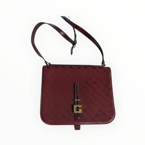 Borsa vintage Gherardini Colore bordeaux 