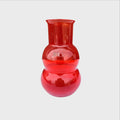 Carlo Moretti vaso rosso vintage in vetro di murano