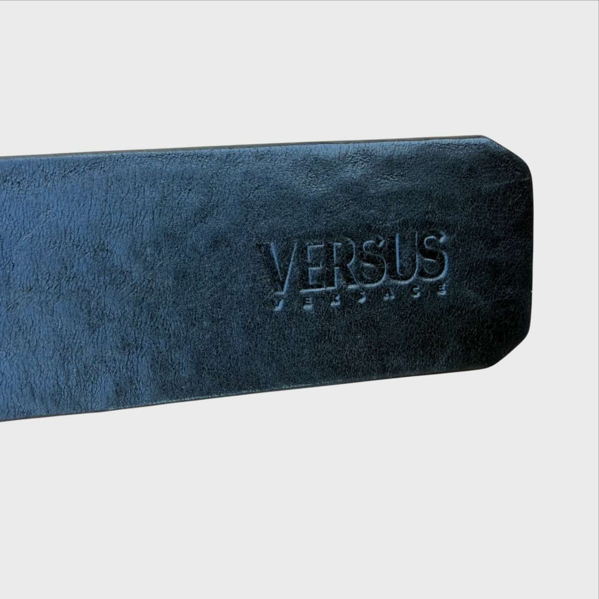 Logo Cintura Vintage Versus Versace VAB80526 - Pelle Nera