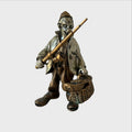 Vittorio Angini Statuetta Clown Pescatore miscrofusione in Argento 800 E Metallo