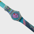 Swatch Lady Luna di Capri LK109 - Orologio Vintage Astratto Anni 80