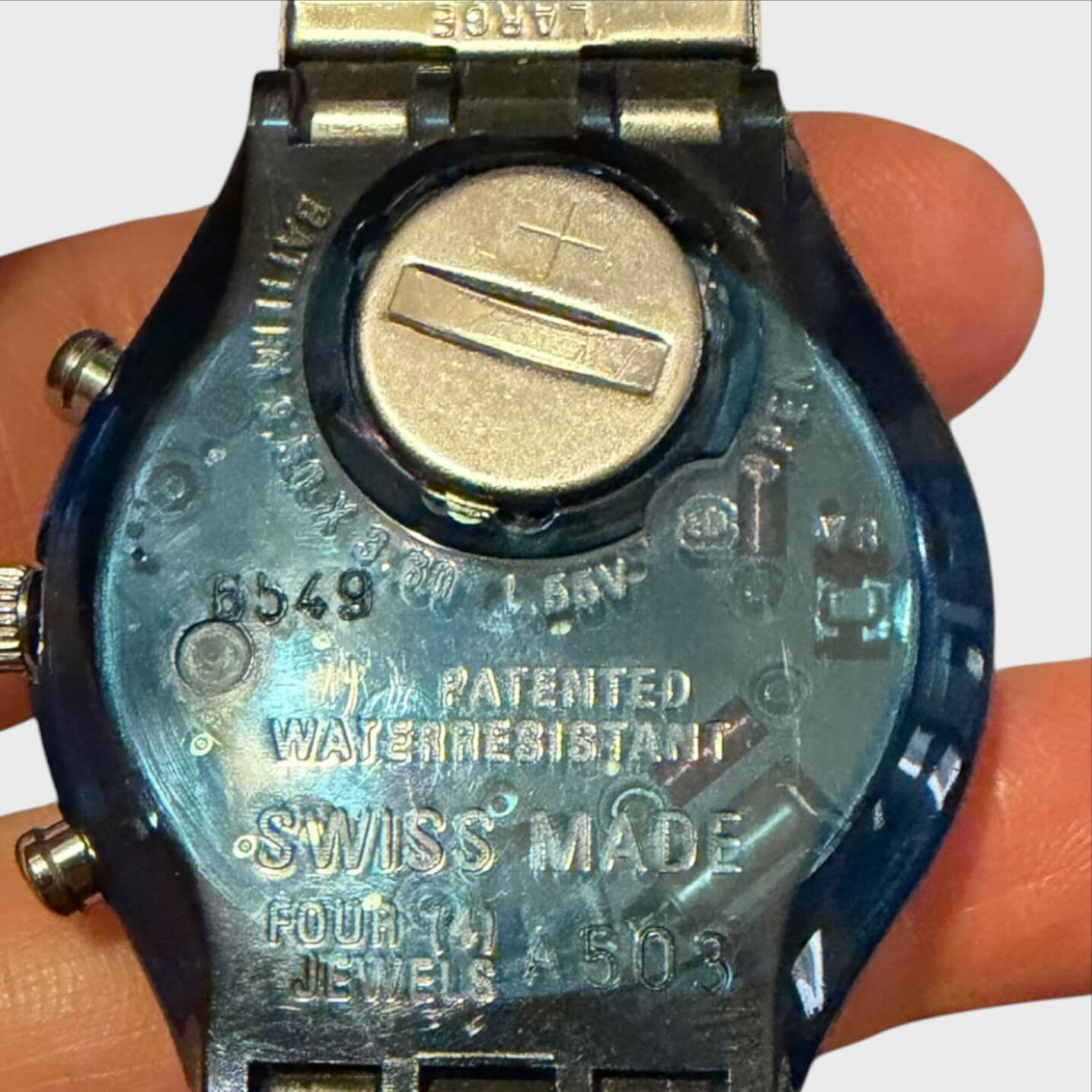 Retro orologio Swatch Chrono Moon Date - SCN402 1995