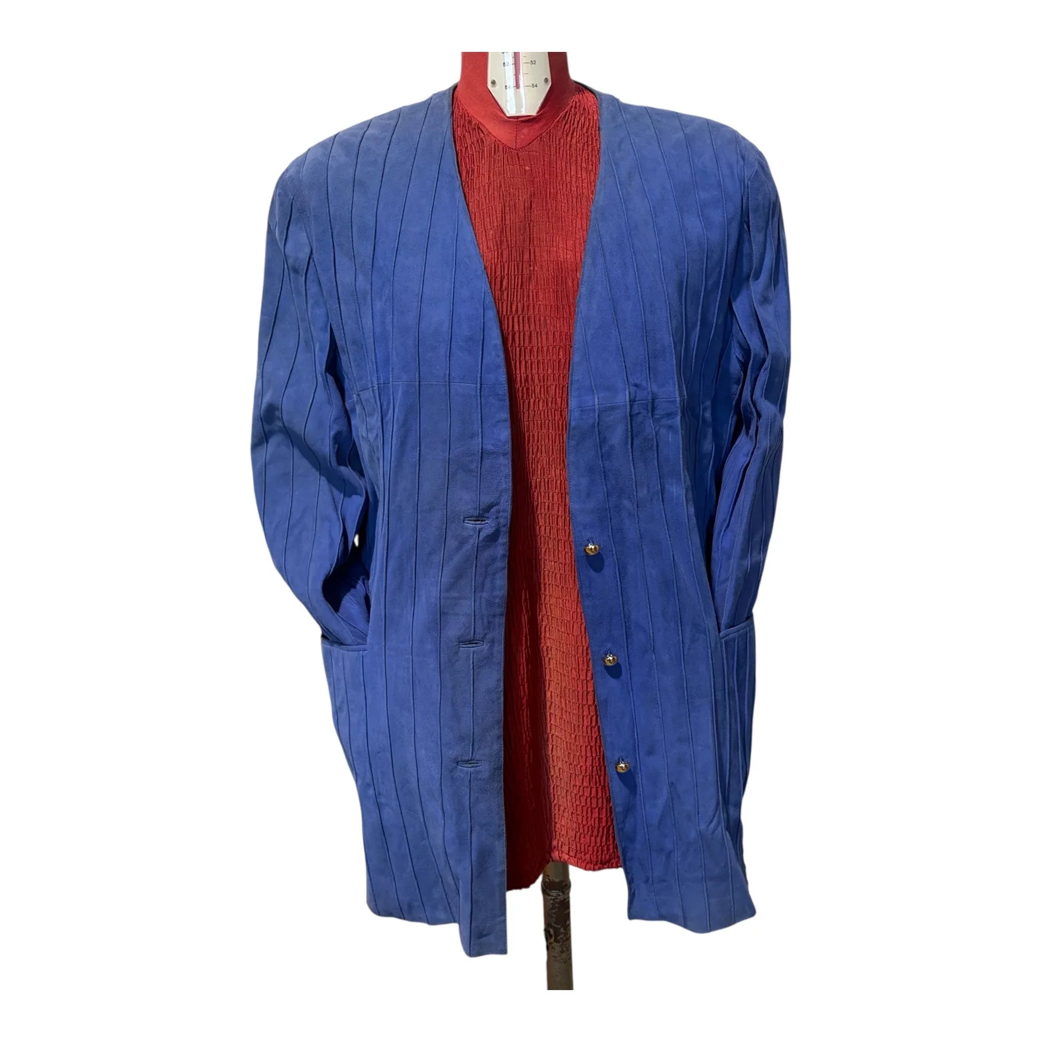 Giacca vintage anni 80 bluette