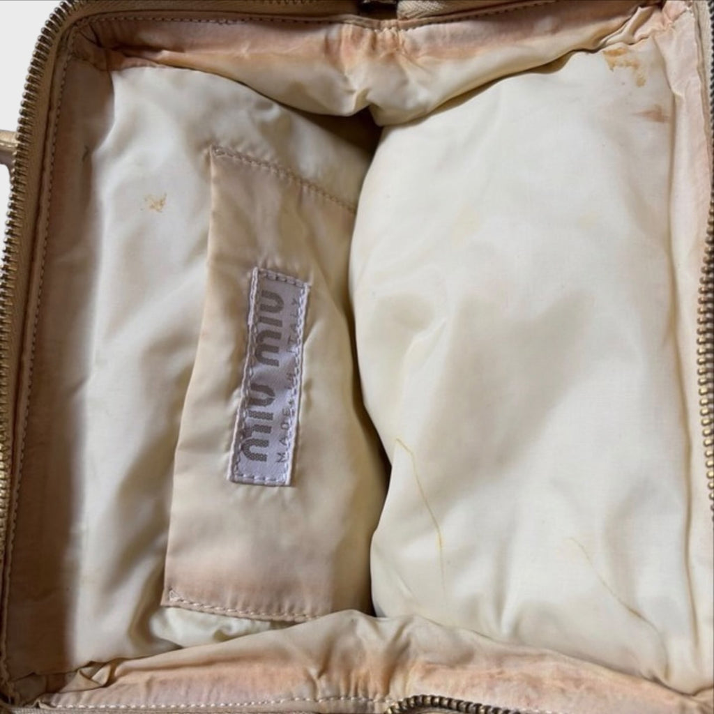 Interno borsa Miu Miu vintage