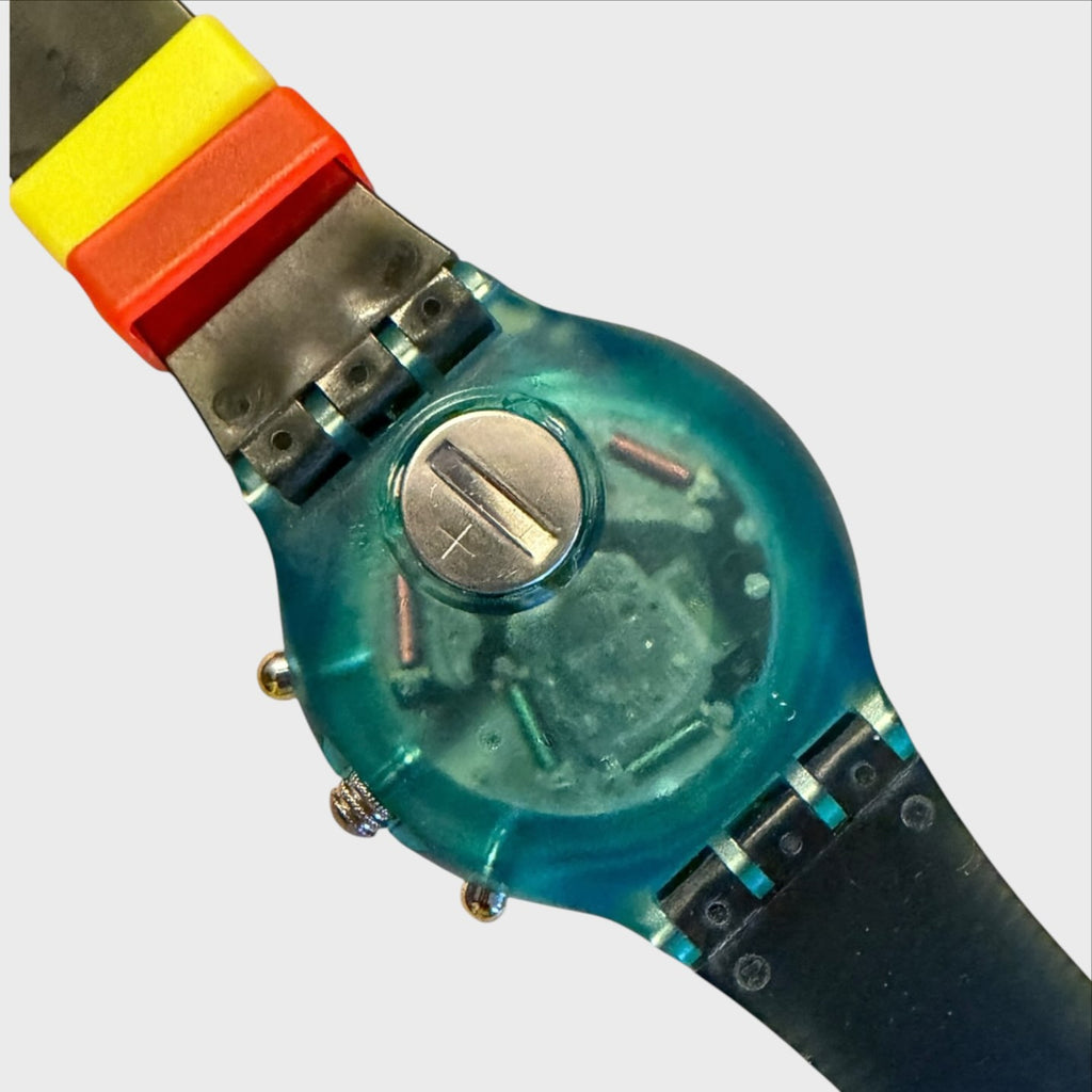 SWATCH Aquachrono Big Blue SBN101 1994