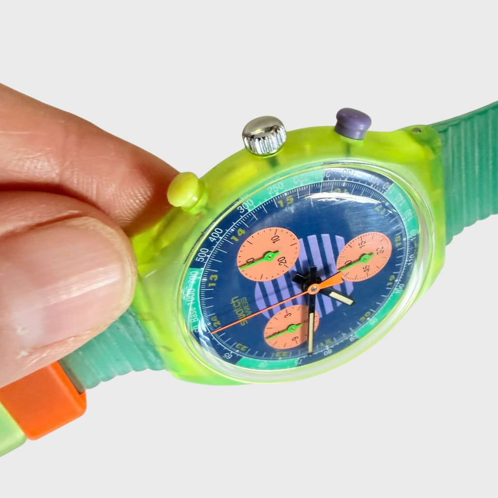 Swatch Neo Wave Chrono 1991 - Orologio Vintage Mai Indossato