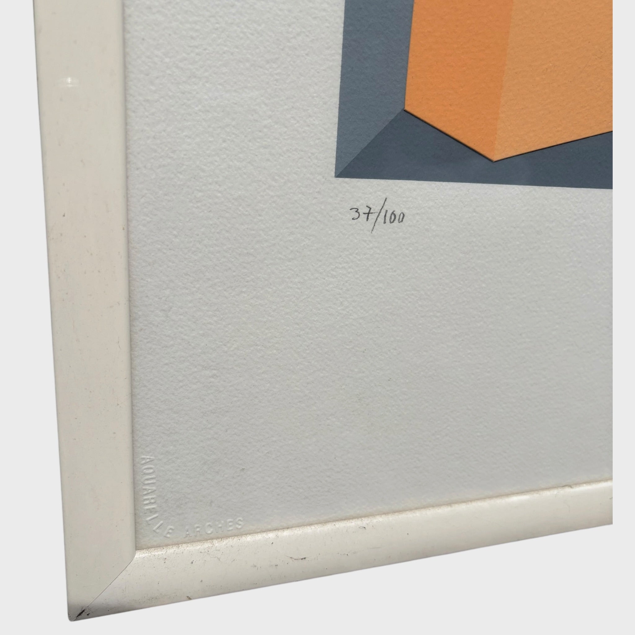 Lucio del Pezzo litografia collage firmato e numerato