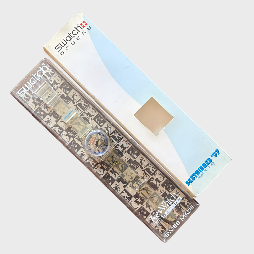 Swatch Bay Swatch SKK103PACK5 EDIZIONE LIMITATA Sestriere 1997 RARO. Completo di scatola e libretti