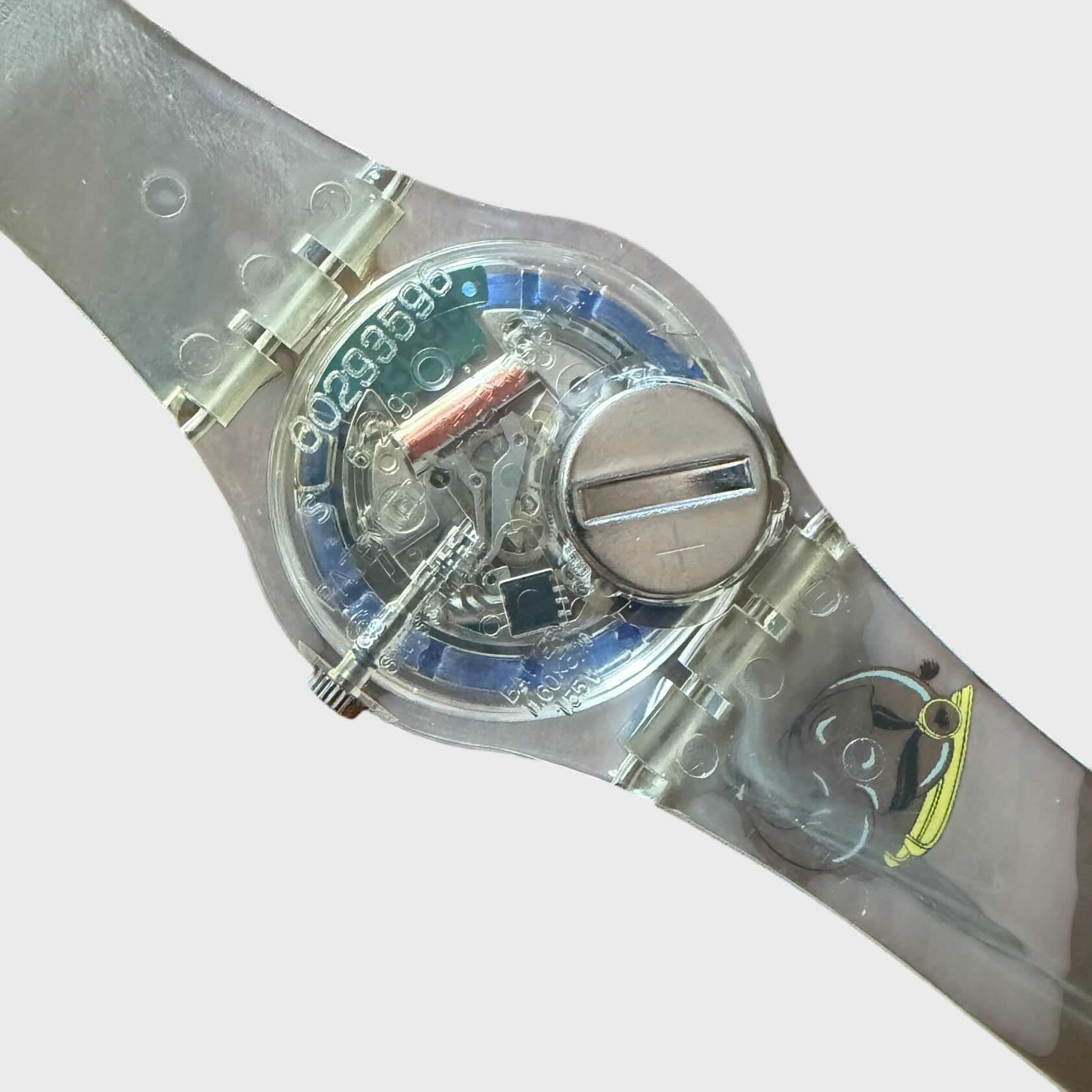 Cassa dietro orologio Swatch Bay Swatch SKK103PACK5 EDIZIONE LIMITATA Sestriere 1997 RARO 