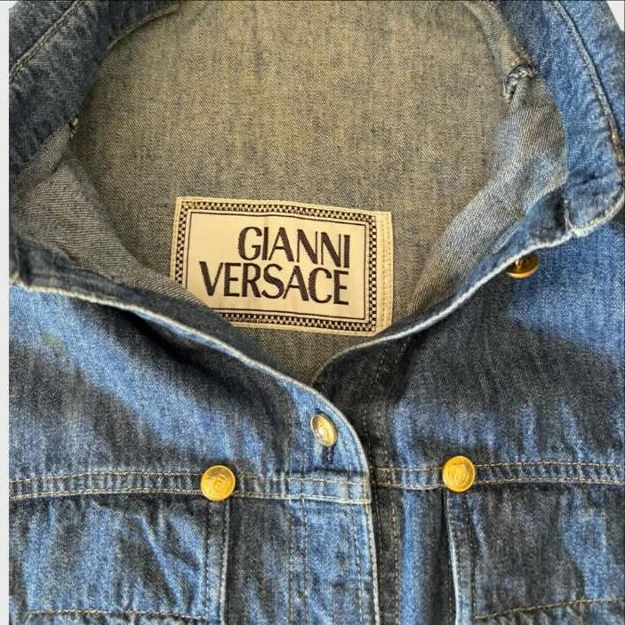 Gianni Versace Camicia Denim Vintage - Donna Taglia 44 - S/S 1992