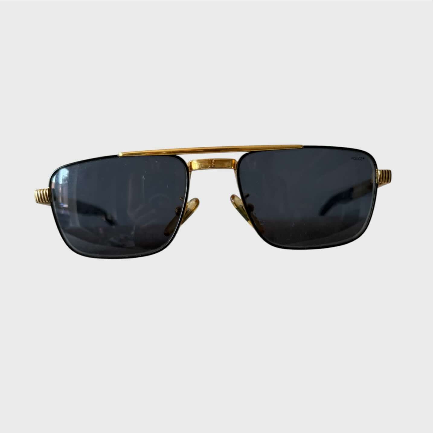 Occhiale da Sole Vintage Police 2139 – Colore 303 Oro/Nero – Made in Italy