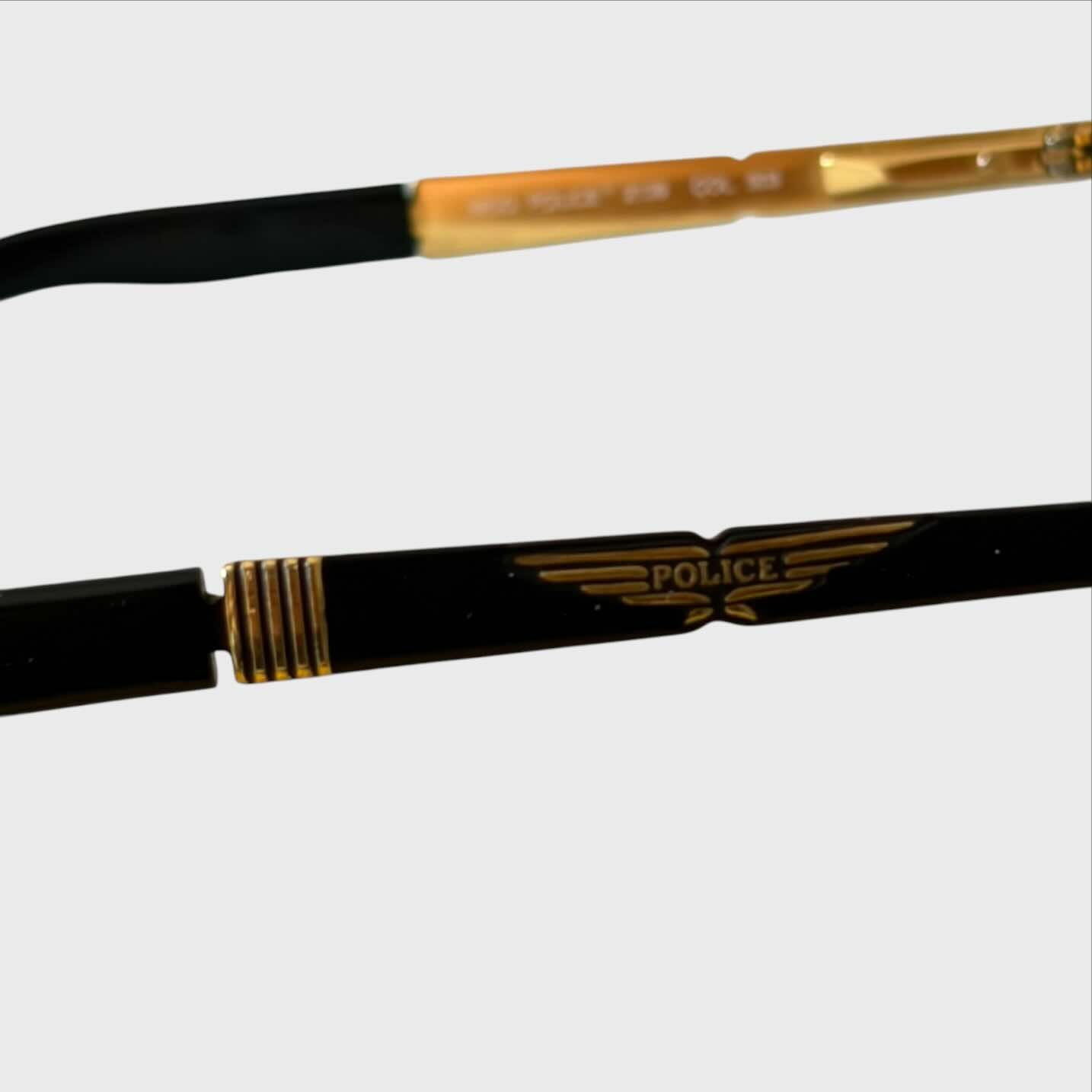 Occhiale da Sole Vintage Police 2139 – Colore 303 Oro/Nero – Made in Italy