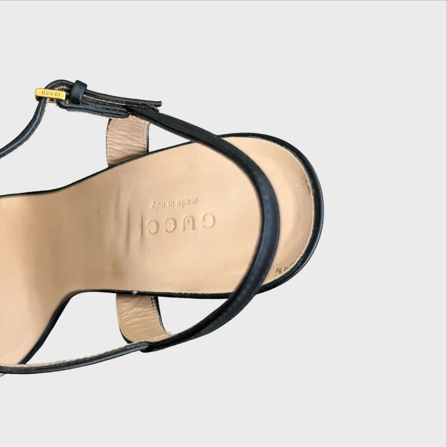 Gucci Sandali Marmont GG Neri