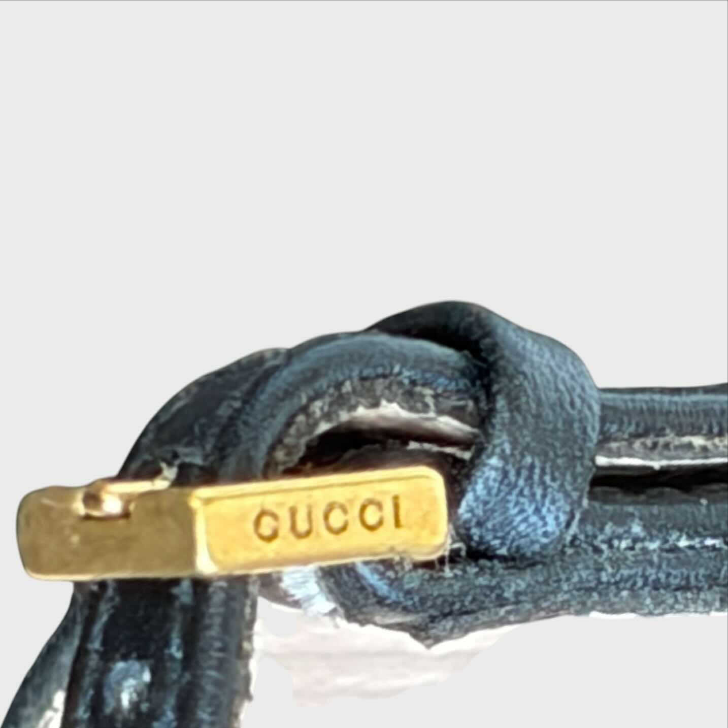Fibbia Gucci Sandali Marmont GG Neri