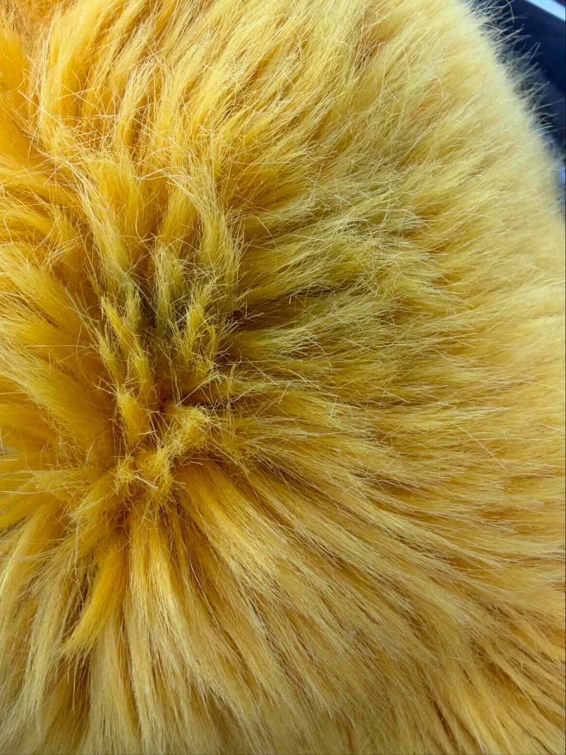 Pelo giallo con alone