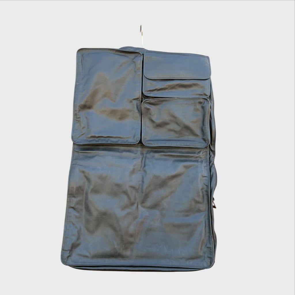 Porsche Design borsone cartella appendiabiti in pelle con tasche 