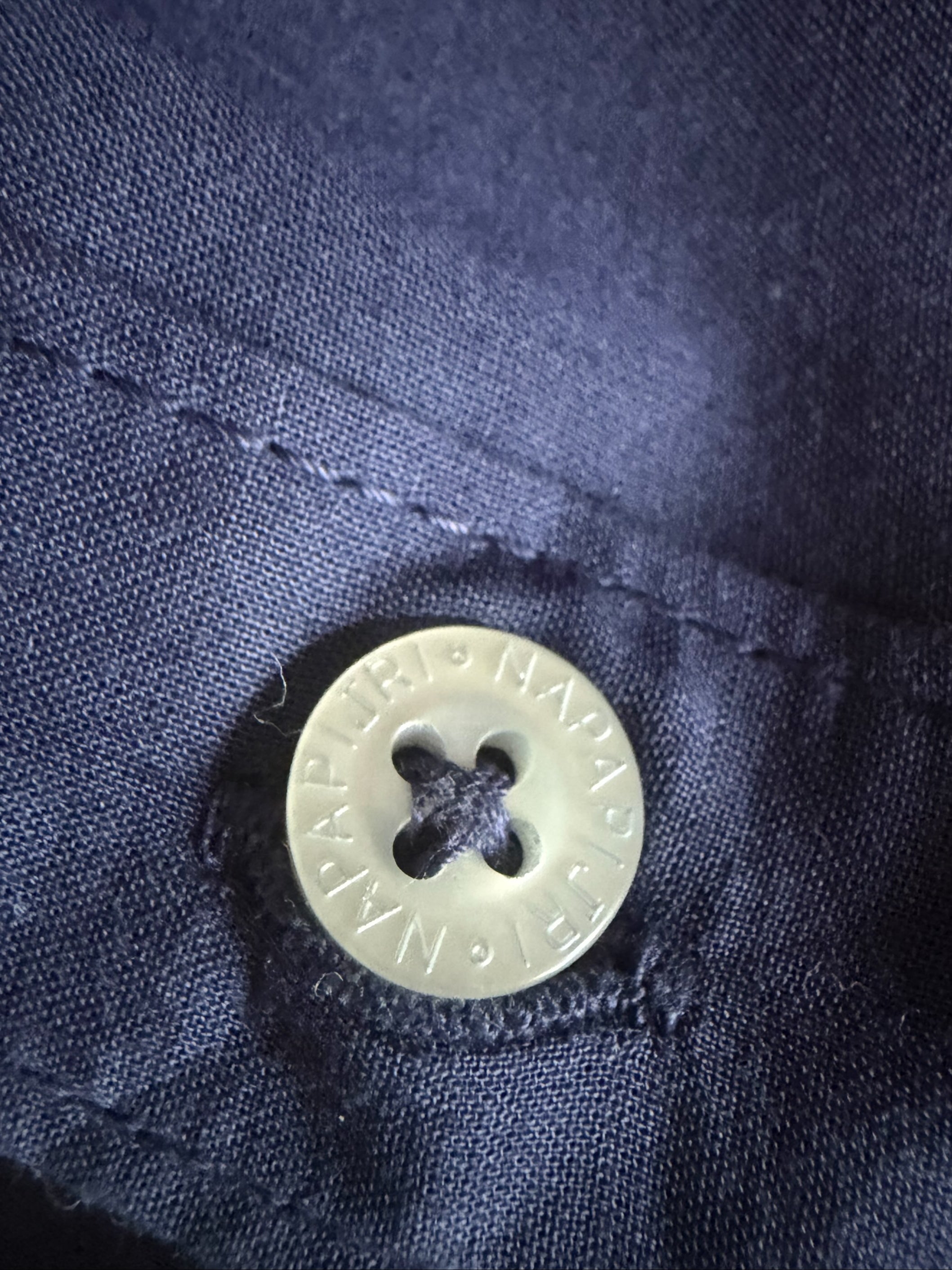 Bottone logato camicia Napapjiri