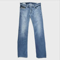 Jeans Diesel Safado W33 L32 Uomo Vintage Stretch Blu Chiaro Denim Originale