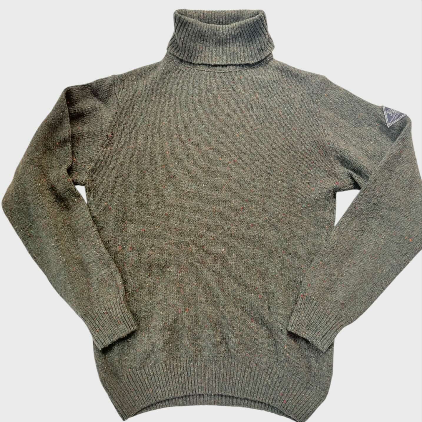 Roy Rogers Vintage – Maglione Dolcevita Uomo – Taglia M – Verde Mélange