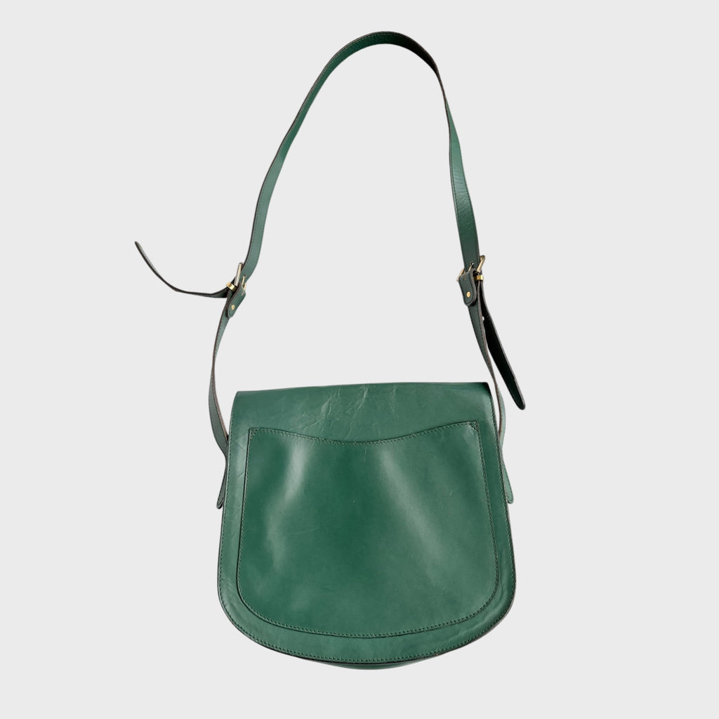 Yves Saint Laurent  Borsa a Tracolla Vintage in Pelle Verde Smeraldo
