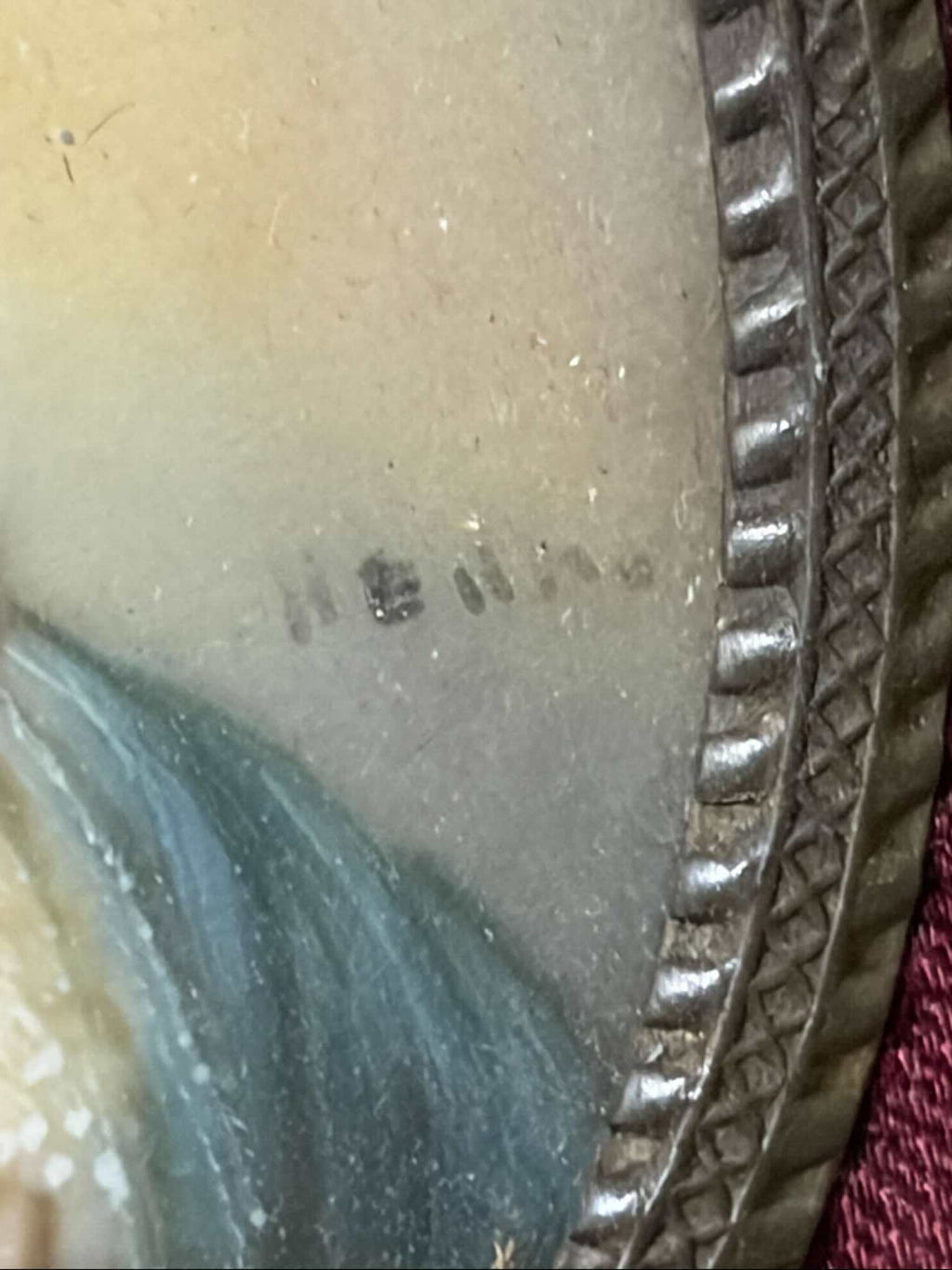 Firma antico quadretto 