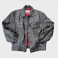 Lee Riders Giubbino Vintage Uomo in Vera Pelle con Fodera Scozzese – Taglia S