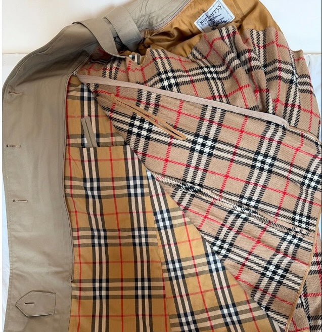 Interno staccabile Burberry Impermeabile Vintage Donna 
