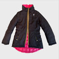 K-Way Piumino Double Face Bambina 8 Anni - Nero e Fucsia