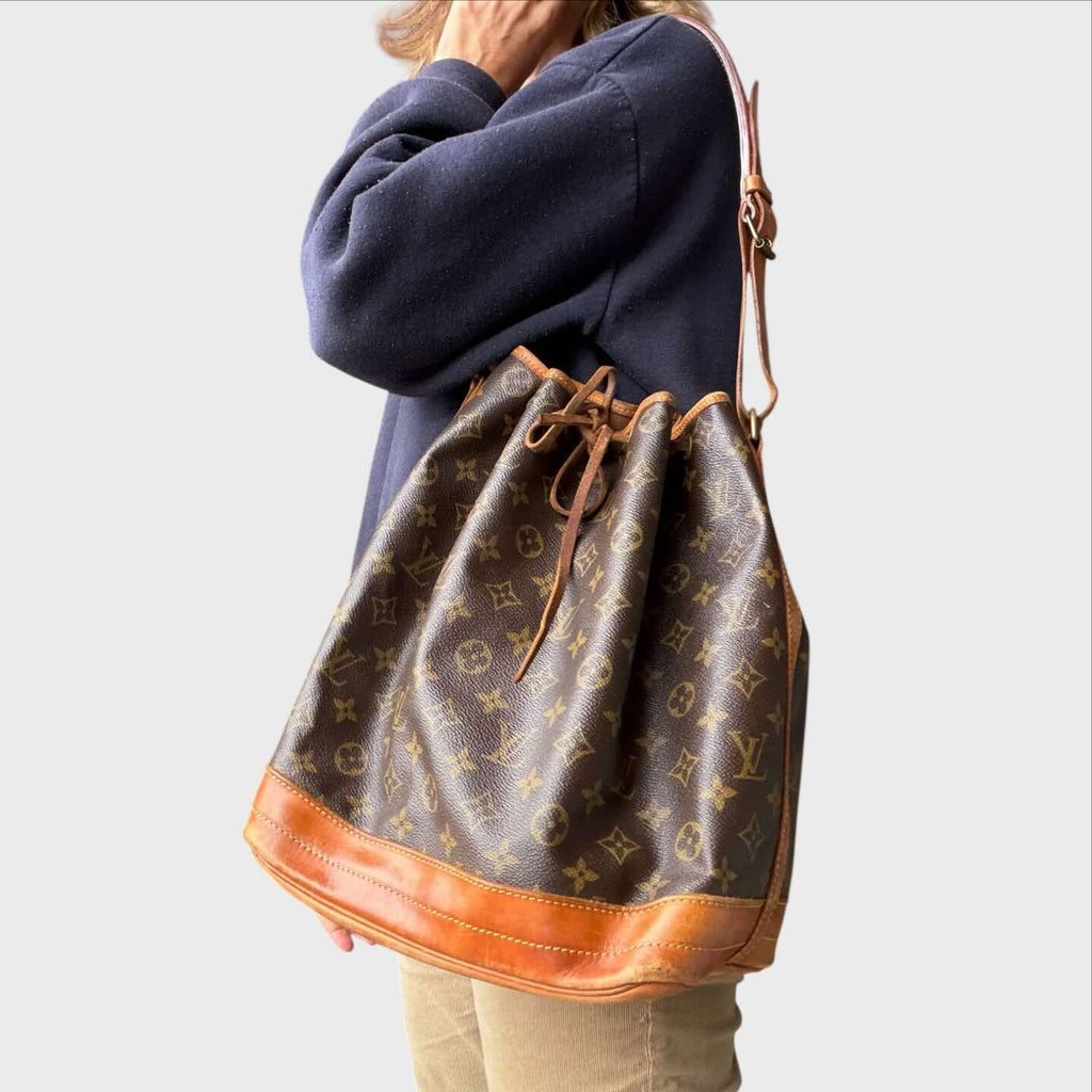 Louis Vuitton Noé Vintage Monogram Marrone – Borsa da Restaurare