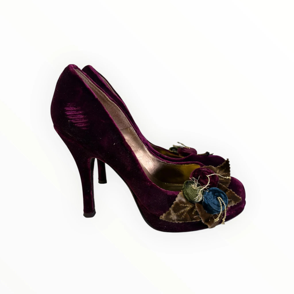 Chaussures vintage Pura Lopez pour femmes, pointure 37