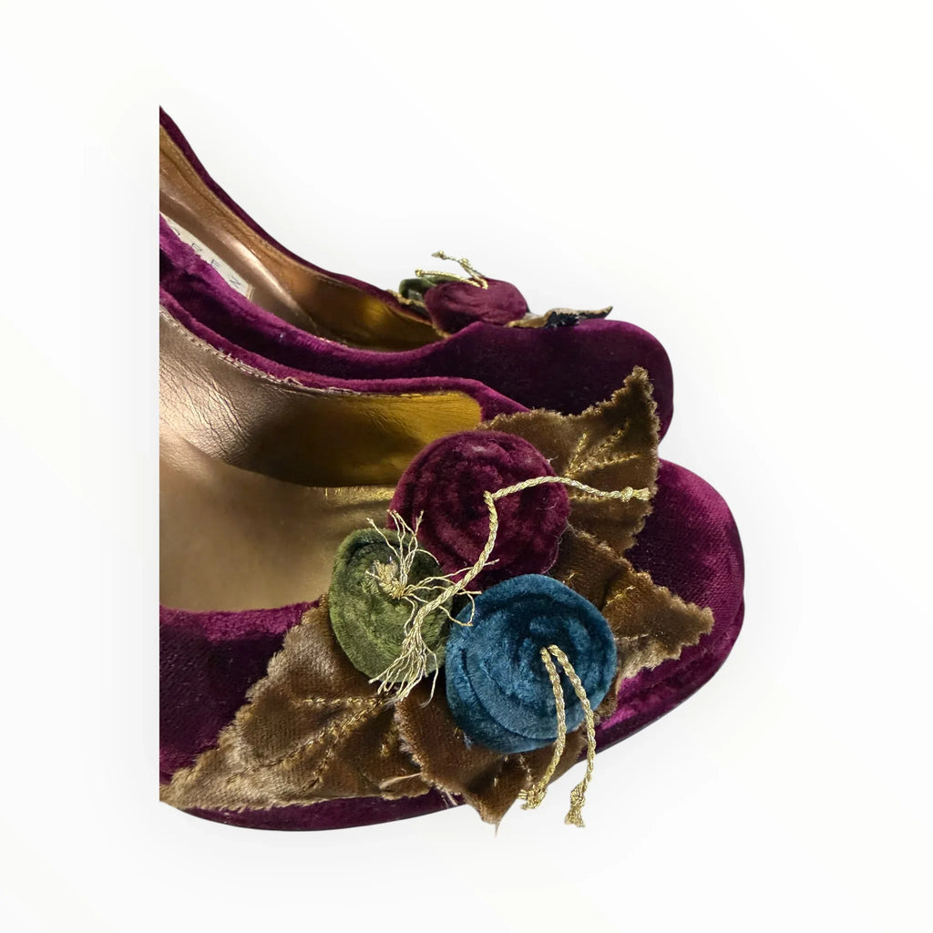 Chaussures vintage Pura Lopez pour femmes, pointure 37