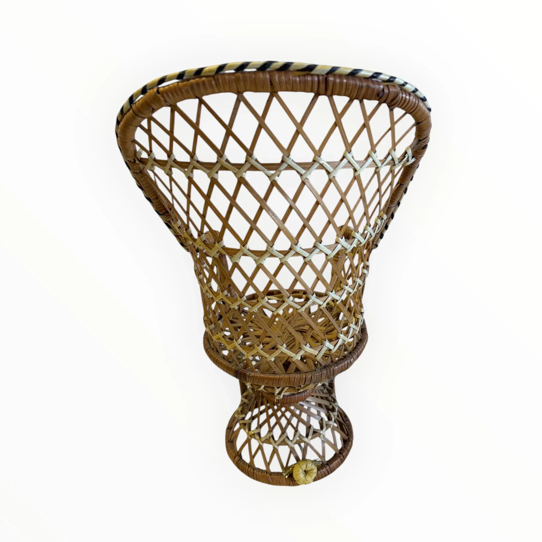 Sedia vintage vimini per bambola