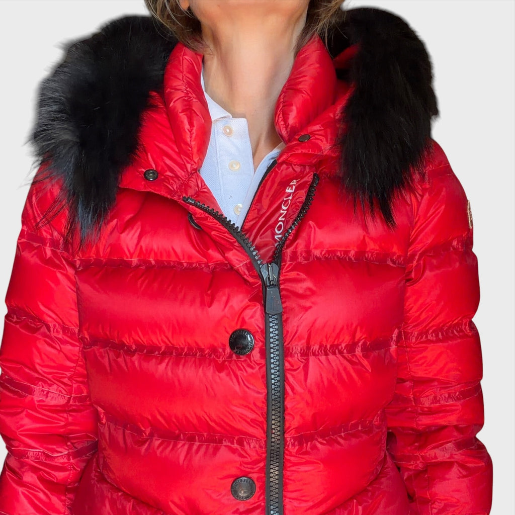 Moncler Grenoble Piumino Armonique Donna Rosso Taglia 3 / 40 IT